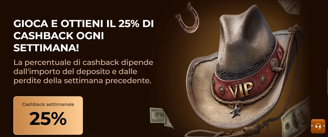 Vinci cashback settimanale VIP.